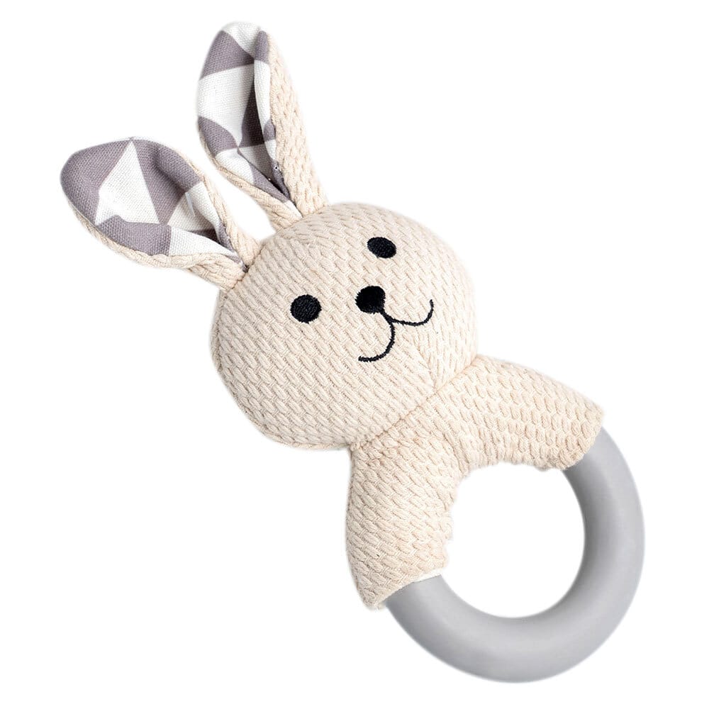 Welpen-Spielzeug Rabbo Kaninchen weiß, Maße: ca. 10 x 6,5 x 21,2 cm von fehlt