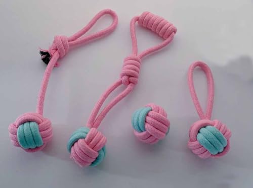 feiling 4 Stück Hundespielzeug Interaktives Ball Kauspielzeug Hundeball für Jagdübung Zahnen Kauen Spielzeug Spielset für Kleine Mittelgroßen Große Hund, Katzen feiling 4 Stück Hundespielzeug Interaktives Ball Kauspielzeug Hundeball für Jagdübung Zahnen Kauen Spielzeug Spielset für Kleine Mittelgroßen Große Hund, Katzen von feiling
