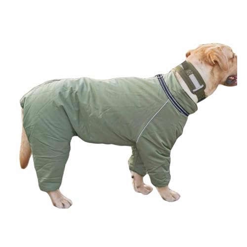 feiling Gepolsterte Hundemantel Winter Vier-Beine Warm Bekleidung Hunde Winterjacke Steppjacke Outdoor für Kleine Mittlere und Große Hunde (für Männlich, 26#) von feiling