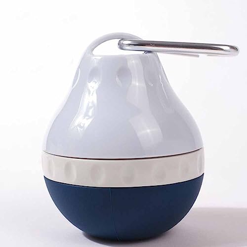 feiling Haustier Outdoor Tragbar Silicon Wasser Flasche Hunde Katzen Reise Schüssel Faltbar Trinkbecher Trinkflasche Wasserspender Feeder für Wandern Sport Gehen (200ml, blau) von feiling