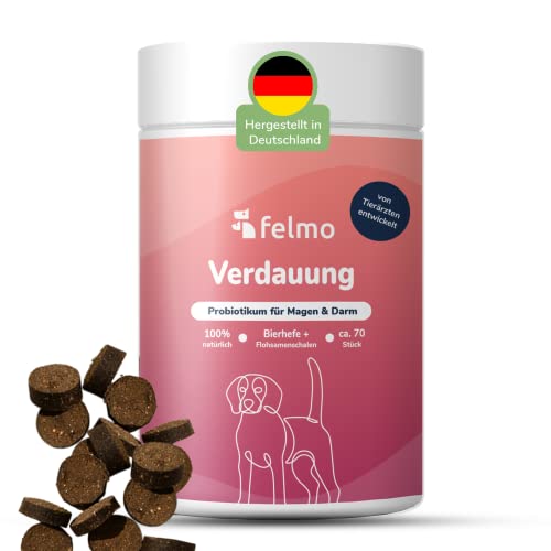 FELMO Verdauungs-Snacks für Hunde (180g) Leckerli mit Probiotika für die Förderung der Darmregulierung & Verdauung, Stärkung des Immunsystems deines Hundes, frei von Getreide und Zucker von felmo