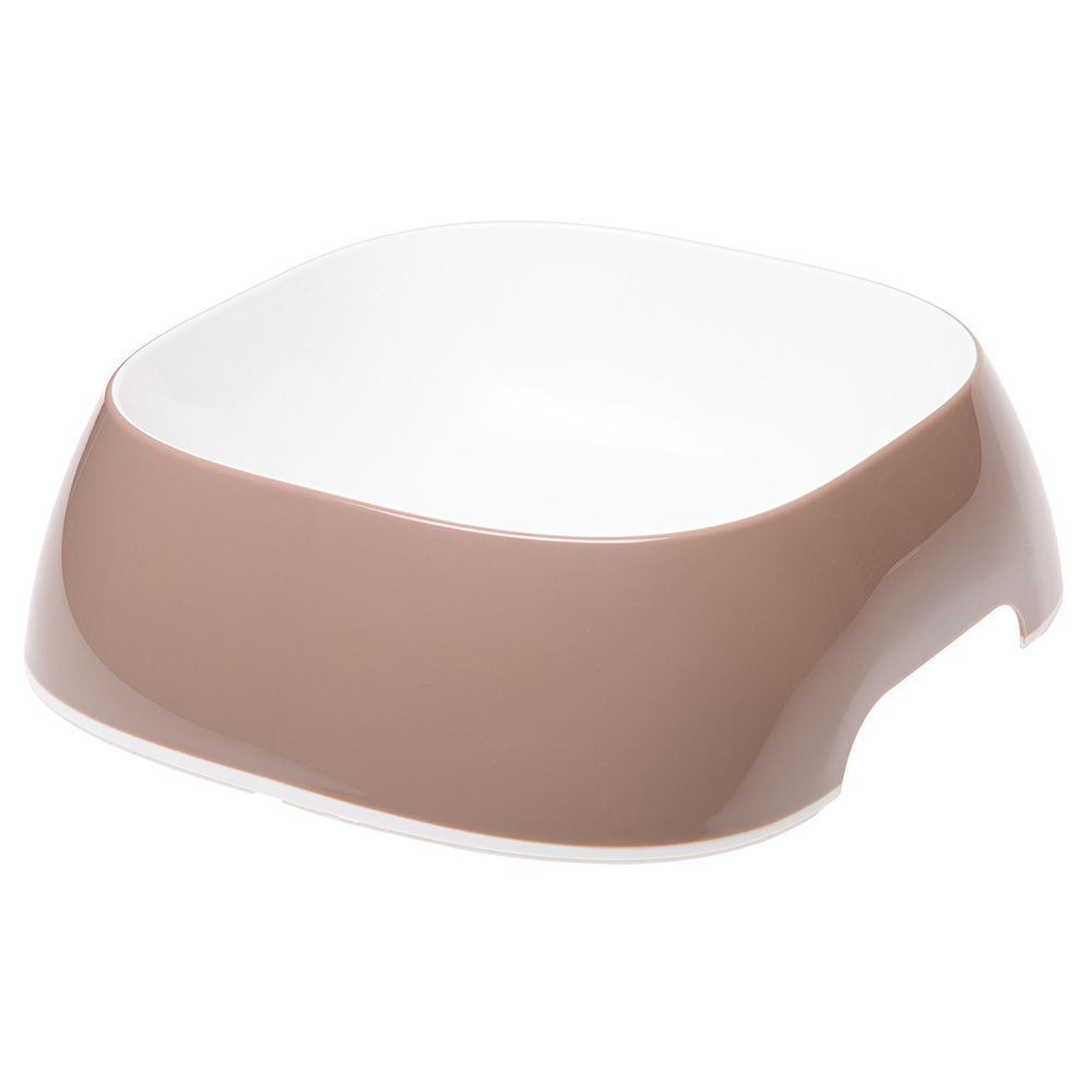 Ferplast Fressnapf Glam, taupe - Größe L: 1,2 l von ferplast