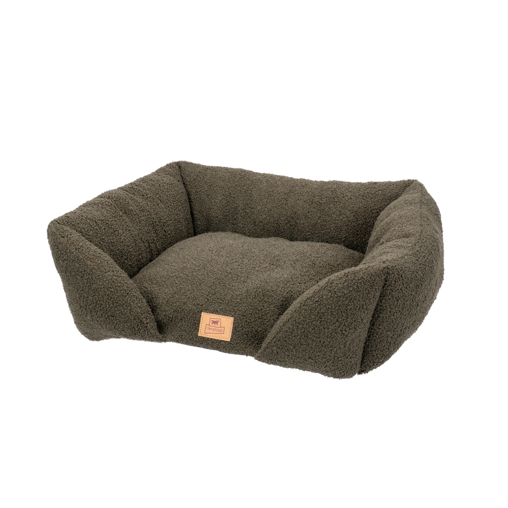 Ferplast Kuschelbett Pamper Bouclé, grün - L 55 x B 45 x H 20 cm Ferplast Kuschelbett Pamper Bouclé, grün - L 55 x B 45 x H 20 cm von ferplast