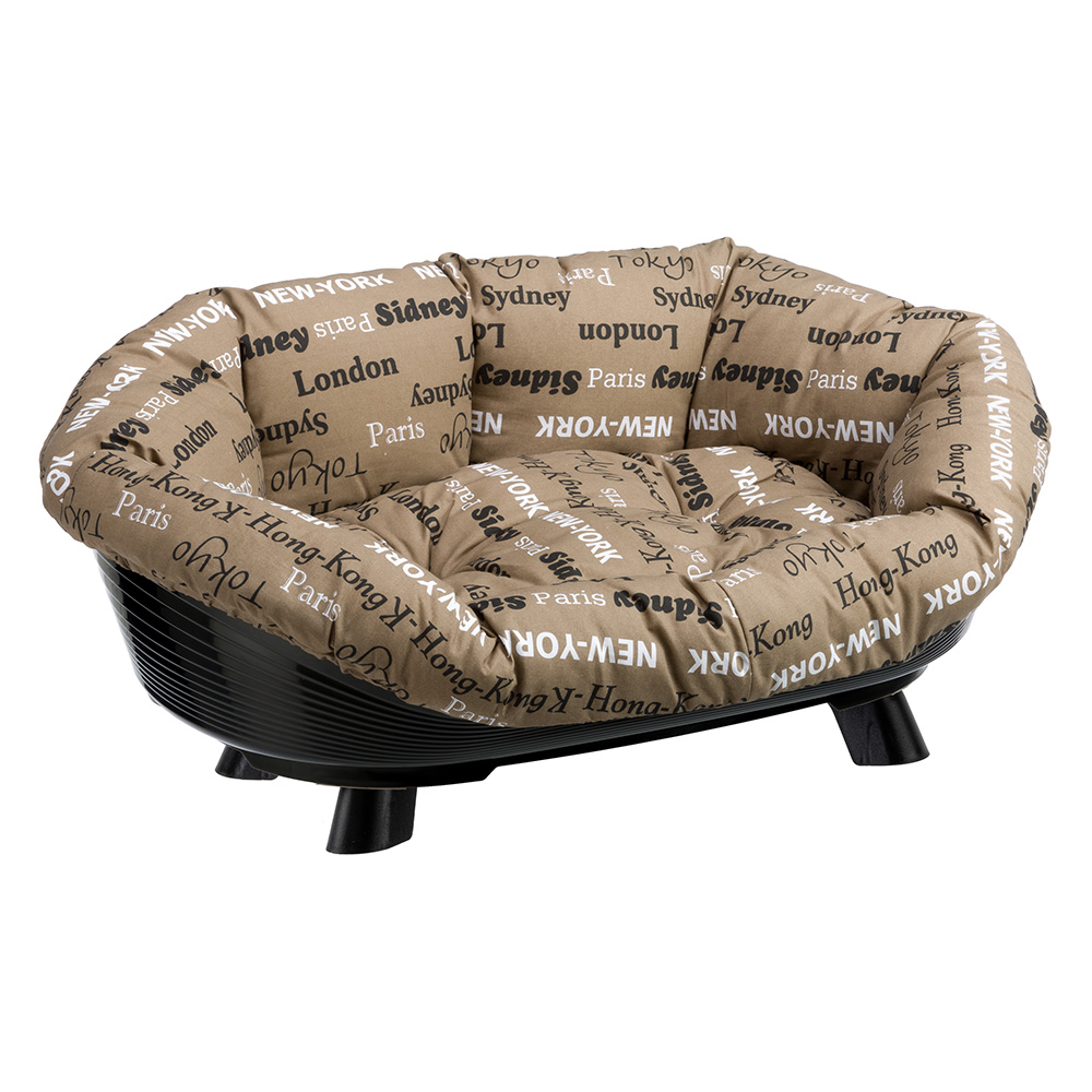 Set Ferplast Hundekorb Siesta Deluxe mit Überzug Sofà - Cities - Set Größe 8: Korb + Überzug + Füße Set Ferplast Hundekorb Siesta Deluxe mit Überzug Sofà - Cities - Set Größe 8: Korb + Überzug + Füße von ferplast