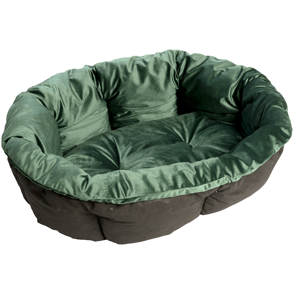 Überzug Samt grün für Ferplast Korb Siesta Deluxe (ohne Korb) - Größe 10: L 96 x B 71 x H 32 cm Überzug Samt grün für Ferplast Korb Siesta Deluxe (ohne Korb) - Größe 10: L 96 x B 71 x H 32 cm von ferplast