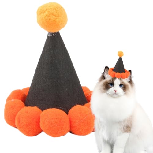 feveo Hundekostümmütze, Katzengeburtstagsmütze | Dekorative, verstellbare Haustier-Kopfbedeckung, Weihnachtsmützen - Universelle Passform, wiederverwendbares Kostümzubehör, Foto-Requisiten aus Filz feveo Hundekostümmütze, Katzengeburtstagsmütze | Dekorative, verstellbare Haustier-Kopfbedeckung, Weihnachtsmützen - Universelle Passform, wiederverwendbares Kostümzubehör, Foto-Requisiten aus Filz von feveo