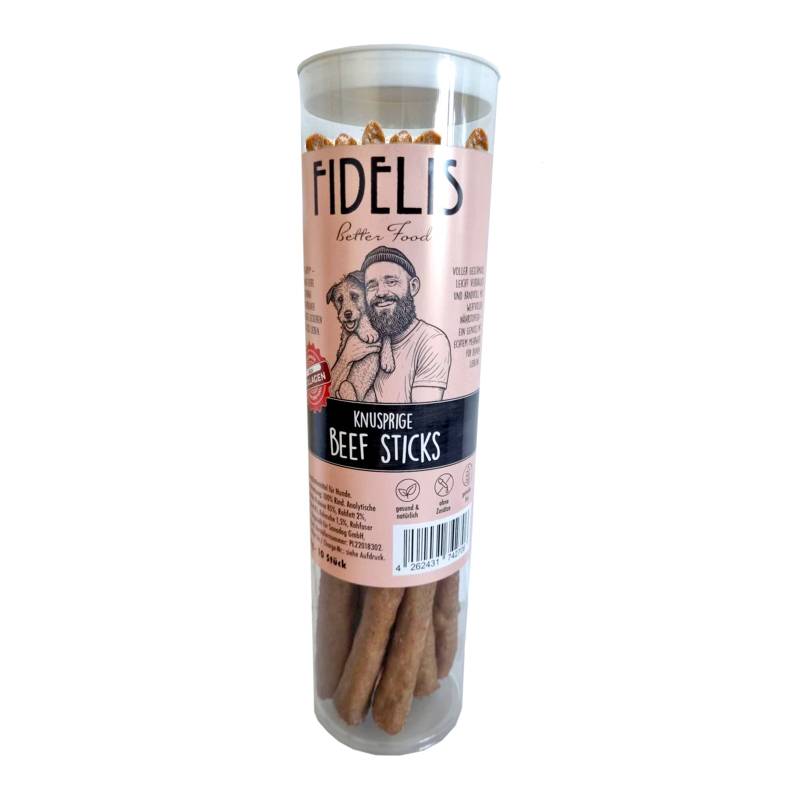 Beef Sticks (300g / 10 Stück) von fidelis.dog