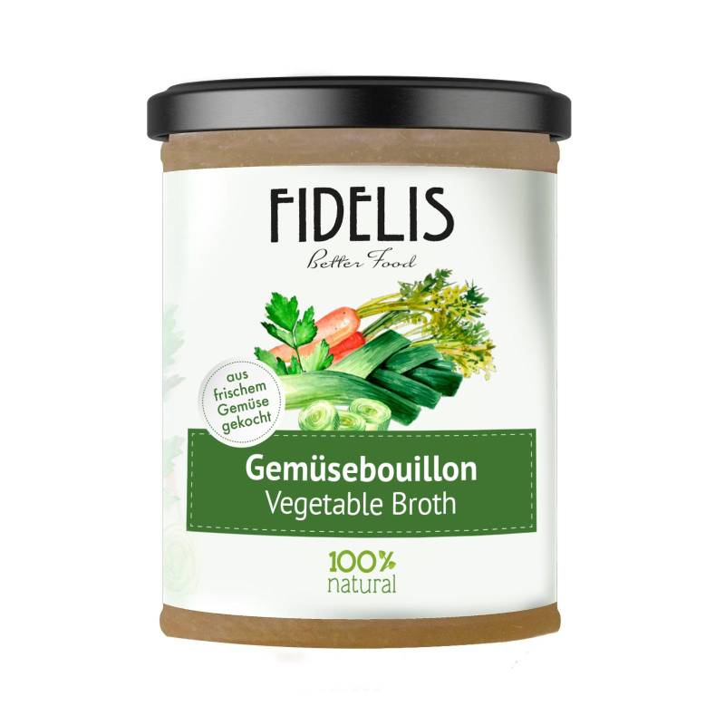 Gemüsebouillon (485ml) von fidelis.dog