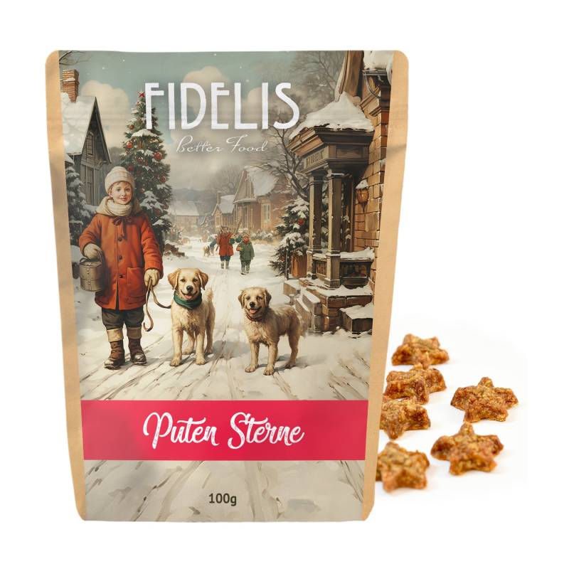 Puten Sterne 100g von fidelis.dog