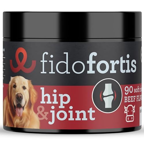 FIDOFORTIS Hüft & Gelenk Soft Chews für Hunde - Glucosamin, Chondroitin, MSM - Unterstützung für Beweglichkeit FIDOFORTIS Hüft & Gelenk Soft Chews für Hunde - Glucosamin, Chondroitin, MSM - Unterstützung für Beweglichkeit von fidofortis