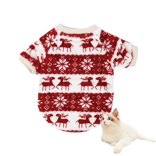 Haustier-Weihnachtsweste, Pullover, Welpen, Kätzchen, weiche Weste, Pullover, Haustier-Kostüm-Zubehör für Weihnachtsfeier, Mottoparty, Foto-Requisiten, Weihnachtsreisen, Spazierengehen Fiira Haustier-Weihnachtsweste, Pullover, Welpen, Kätzchen, weiche Weste, Pullover, Haustier-Kostüm-Zubehör für Weihnachtsfeier, Mottoparty, Foto-Requisiten, Weihnachtsreisen, Spazierengehen Fiira von fiira