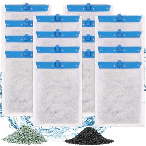 fishkeeper Große Filterkartuschen kompatibel mit Tetra Whisper Bio-Bag Filtern, Ersatz-Filterkartuschen für Whisper Power Filter 20i/40i/IQ20/30/45/60 PF20/30/40/60 (gebrauchsfertig) von fishkeeper