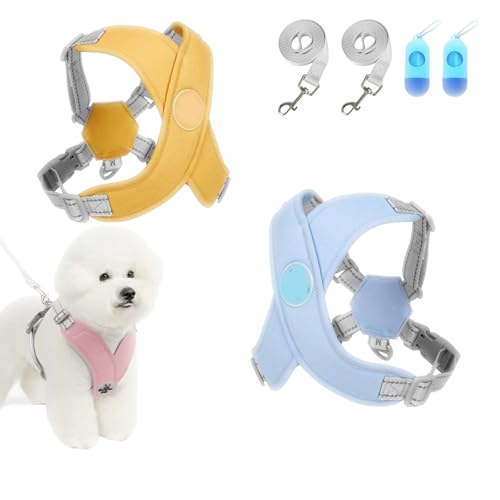 Chewie Cozy Harness, Getchewie Hunde Geschirr, X Headanti Zug hundegeschirr, 100% Breathable&Comfortable, Anti-Breakaway, Choke Free X Frame forwelpen, mittelgroße Hunde (Blue+Yellow,M (13.2-22.4LB)) Chewie Cozy Harness, Getchewie Hunde Geschirr, X Headanti Zug hundegeschirr, 100% Breathable&Comfortable, Anti-Breakaway, Choke Free X Frame forwelpen, mittelgroße Hunde (Blue+Yellow,M (13.2-22.4LB)) von fjaldjfu