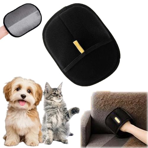 Wagwise Handschuhe, 2025 New Wollhandschuhe Fingerlos Katze- Wiederverwendbare Fell Magnet Handschuhe, Katzen Handschuhe Fellpflege Für Glattes und Gesundes Fell Für Kleidung, Sofas (1 piece) von fjaldjfu