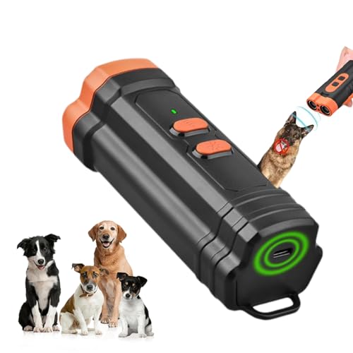 fjaldjfu Ruhemeister Pro, Schonendes Ultrasonic Anti Bell Device Dog - Training for Quiet Home, Erziehungshilfen FüR Hunde - Developed by Dog Trainers for Small, Medium, Large Dogs (4PCS) von fjaldjfu
