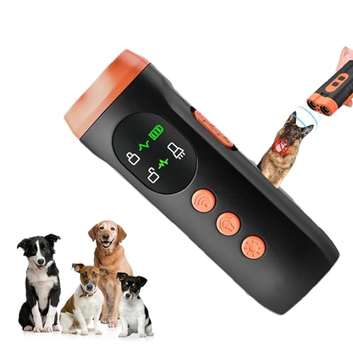 fjaldjfu Ruhemeister Pro, Schonendes Ultrasonic Anti Bell Device Dog - Training for Quiet Home, Erziehungshilfen FüR Hunde - Developed by Dog Trainers for Small, Medium, Large Dogs (5PCS) von fjaldjfu