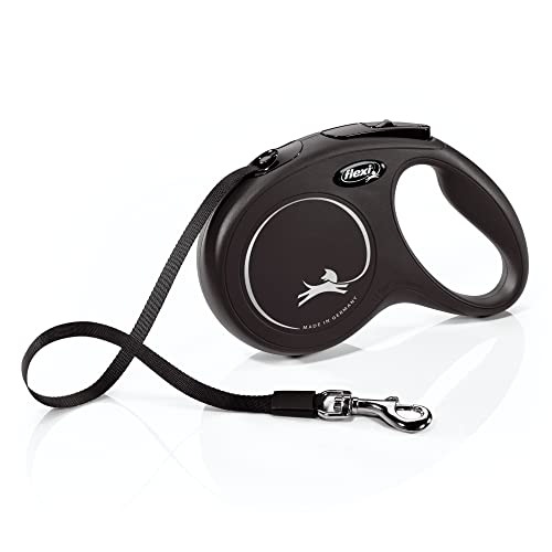 Flexi 25210769: Hundeleine, Klassische einziehbare Rollleine, Größe M, 25 kg, 4,8 m, schwarz Flexi 25210769: Hundeleine, Klassische einziehbare Rollleine, Größe M, 25 kg, 4,8 m, schwarz von flexi