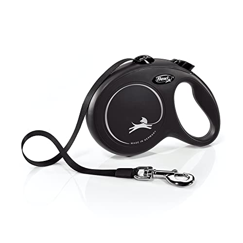 Flexi Klassische einziehbare Hundeleine, 4,9 m, Schwarz Flexi Klassische einziehbare Hundeleine, 4,9 m, Schwarz von FLEXI