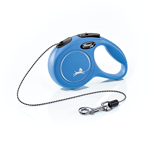 flexi Klassische einziehbare Hundeleine, ergonomisch, langlebig und verhedderungsfrei, für Hunde bis zu 8 kg, 3 m, Größe XS, Blau flexi Klassische einziehbare Hundeleine, ergonomisch, langlebig und verhedderungsfrei, für Hunde bis zu 8 kg, 3 m, Größe XS, Blau von flexi
