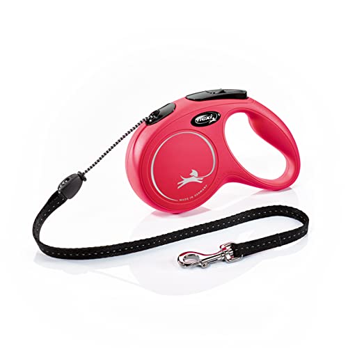 flexi® Classic M Seil 5 m rot, Roll-Leine für Hunde bis 20 kg von flexi