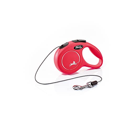 flexi New Classic XS Seil 3 m rot für Hunde bis 8 kg von flexi