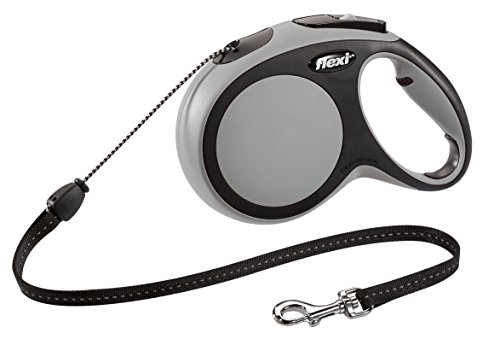 flexi New Comfort M Seil 8 m grau für Hunde bis 20 kg von flexi