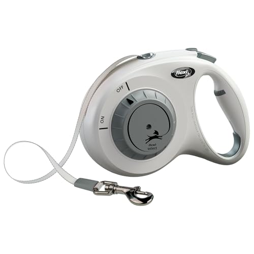flexi® Select Gurt 7 m hellgrau, zwischen 0-7 m einstellbare Roll-Leine für Hunde bis 25 kg flexi® Select Gurt 7 m hellgrau, zwischen 0-7 m einstellbare Roll-Leine für Hunde bis 25 kg von flexi