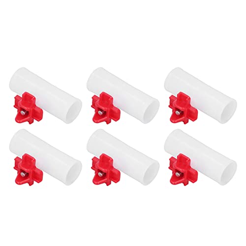 FLEXMAN 20 Pack Chicken Nippel Wasserer, T Gelenke Trinkwasserausrüstung Automatische Wasserversorgung Professionelle Hühnerwässerung Tassen für Hühnchen, Wachteln, Tauben (G3/4) von flexman
