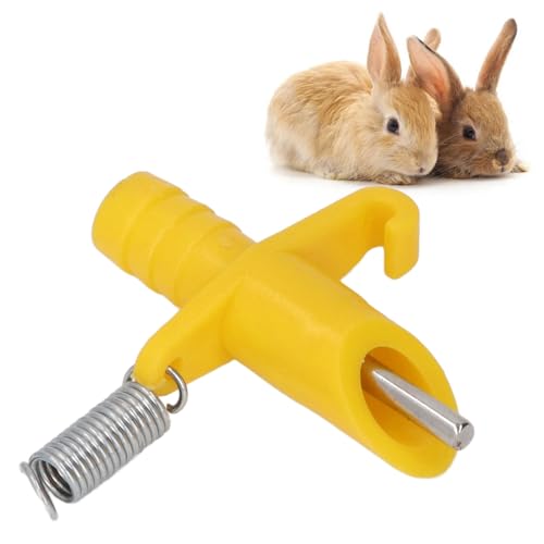 FLEXMAN Automatisches Kaninchen Watering Kit, 10 Nippeltrinker Feeder T Shirt Anpassungen 8 mm Durchmesser 5 M Lang Integrierter Integrierter Kaninchen Trinkwasser Wasser Kit von flexman