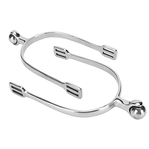 flexman 2 Stück Cowboy Sporen für Erwachsene, Englische Pferdesporen aus Edelstahl mit Rollerball für Reitstiefel Reiter, Horsemanship Liebhaber, Unisex Reitausrüstungszubehör flexman 2 Stück Cowboy Sporen für Erwachsene, Englische Pferdesporen aus Edelstahl mit Rollerball für Reitstiefel Reiter, Horsemanship Liebhaber, Unisex Reitausrüstungszubehör von flexman