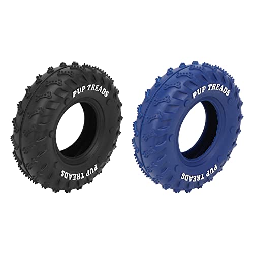 flexman 2 Teiliges Hunde Kauspielzeug aus Langlebigem Gummi, Blau Schwarz, Sicheres Gummi Kauspielzeug in Reifenform für Mittelgroße und Große Hunde, Interaktives Hundespielspielzeug flexman 2 Teiliges Hunde Kauspielzeug aus Langlebigem Gummi, Blau Schwarz, Sicheres Gummi Kauspielzeug in Reifenform für Mittelgroße und Große Hunde, Interaktives Hundespielspielzeug von flexman