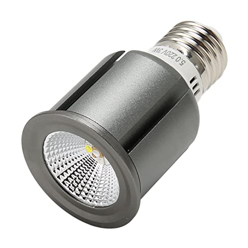 flexman 220 V 3 W Reptilien Wärmelampe, Reptilien Wärmelampe mit Weichem Lichtdesign, UVA UVB Wärmelampe für Reptilien, Amphibien, Hühner (ND-30 5.0) von flexman