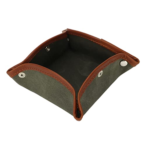 flexman Canvas Zusammen Klappbare Hundes Ch Üsseln, wasserdichte Verdickte Druckknopf Befestigung Tragbare Haustier Reisetasche, Zubehör für Outdoor Ausrüstung Zum Wandern und Gehen (Grün) von flexman