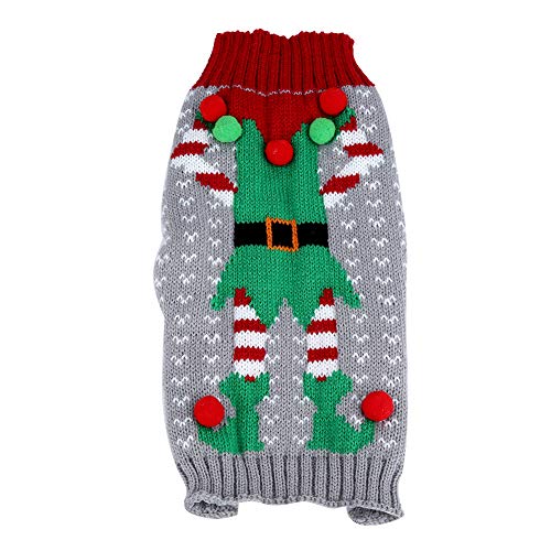 flexman Haustier Weihnachtspullover, Warmer Pullover aus Acrylfasern, Pullover Design Ohne Knöpfe, Reißverschlüsse, Pullover in Verschiedenen Größen für Kleine und Große Hunde flexman Haustier Weihnachtspullover, Warmer Pullover aus Acrylfasern, Pullover Design Ohne Knöpfe, Reißverschlüsse, Pullover in Verschiedenen Größen für Kleine und Große Hunde von flexman