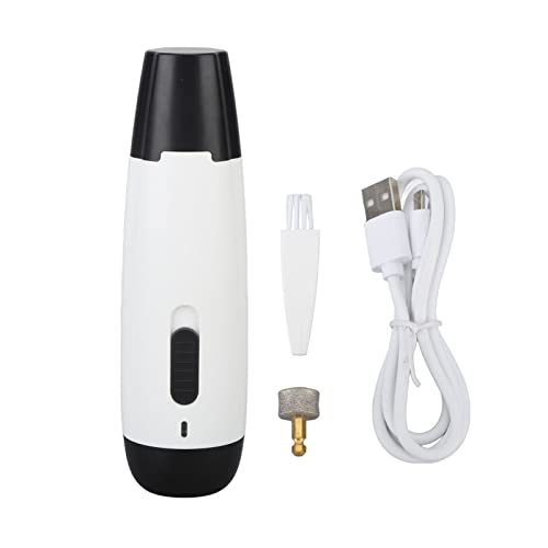 flexman Hundenagelschleife, 5 V 7000 8000 U/Min Elektrisch Wiederaufladbares Haustier Nagel Trimmer Stille Safe Trimming für Kleine Mittelgroße Haustierhunde von flexman