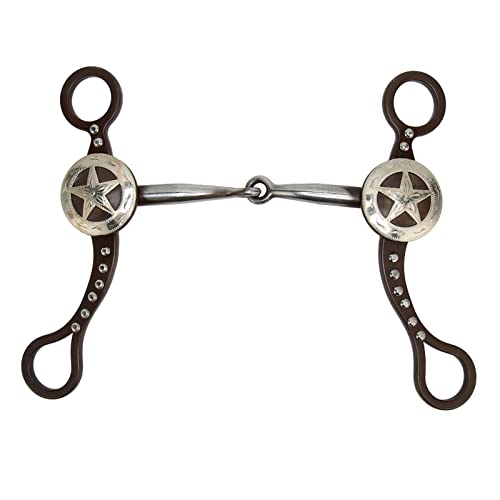 flexman Pferdemaulgebiss, Handgeschnitztes Antik Bronze Design aus Edelstahl, Professionelles Pferde Korrekturgebiss, Englisches Happy Mouth Gebiss für Pferde flexman Pferdemaulgebiss, Handgeschnitztes Antik Bronze Design aus Edelstahl, Professionelles Pferde Korrekturgebiss, Englisches Happy Mouth Gebiss für Pferde von flexman