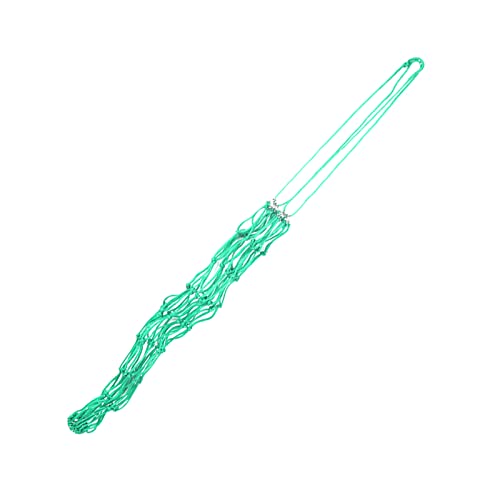 flexman Slow Hay Feeder Heunetze, Großes Fassungsvermögen, Mittelverdicktes Nylonseil, Heunetz, Slow Feed Bag, Pferdebedarf, Heusäcke für Pferde und Vieh (Grüne mittlere Größe) von flexman