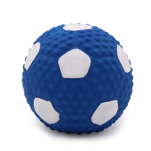 flexman Weicher, Quietschender Hundeball, Latex, Quietschende Hundebälle, Quietschendes Latex Hundespielzeug, Fußball, Kau und Wurfball, Interaktives Quietschspielzeug für Kleine flexman Weicher, Quietschender Hundeball, Latex, Quietschende Hundebälle, Quietschendes Latex Hundespielzeug, Fußball, Kau und Wurfball, Interaktives Quietschspielzeug für Kleine von flexman