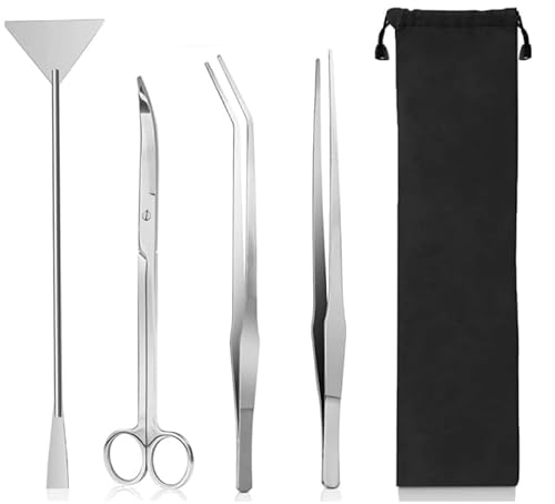 flintronic 4 Stück Aquarium Aquascaping Tools, 4-in-1-Aquarium Schere Zangen Spatel Pinzette, Edelstahl Wasserpflanzen Werkzeuge Aquarium Reinigungsset, für Fisch Tank Reinigung Pflanze Trimmen flintronic 4 Stück Aquarium Aquascaping Tools, 4-in-1-Aquarium Schere Zangen Spatel Pinzette, Edelstahl Wasserpflanzen Werkzeuge Aquarium Reinigungsset, für Fisch Tank Reinigung Pflanze Trimmen von flintronic