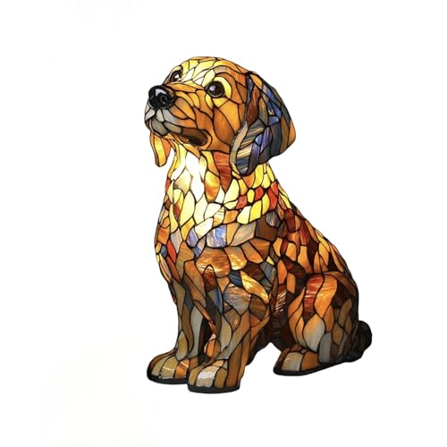 Lumicat Leuchtkatze – Interaktives Leuchten, Weiches Material, Flexible Bewegung, Spielspaß Für Katzen, Ideal Für Innenverwendung (Golden Retriever) von forbany