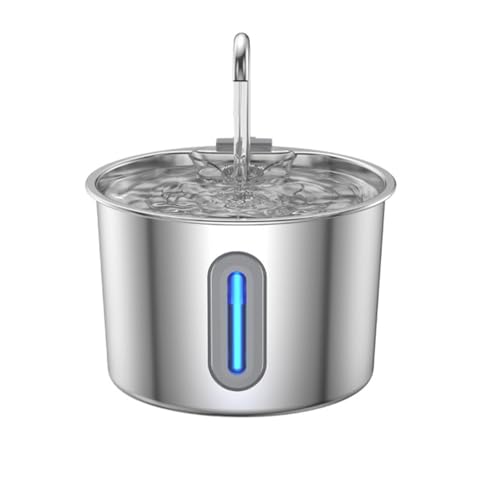 Nordflow Katzenbrunnen, 4L Kapazität Edelstahl-Material, Wireless Funktion für Bequeme Nutzung bei Katzen Nordflow Katzenbrunnen, 4L Kapazität Edelstahl-Material, Wireless Funktion für Bequeme Nutzung bei Katzen von forbany