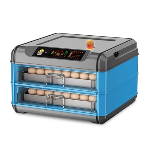 Inkubator für 128 Eier, intelligenter Inkubator für Zuhause, automatischer Eierbrutkasten mit Temperaturkontrolle, Hühnerbrut-Brutkasten, große Kapazität von forestalk