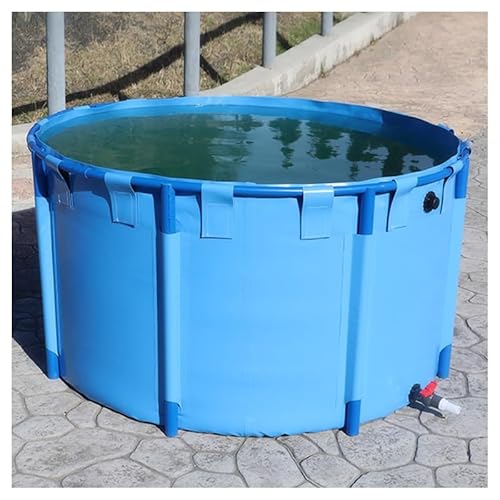 Segeltuch-Fischteich, oberirdischer runder Canvas-Pool mit Halterung, großer faltbarer Wasserspeicher für Koi-Haltetank, landwirtschaftliche Bewässerung Segeltuch-Fischteich, oberirdischer runder Canvas-Pool mit Halterung, großer faltbarer Wasserspeicher für Koi-Haltetank, landwirtschaftliche Bewässerung von forestalk