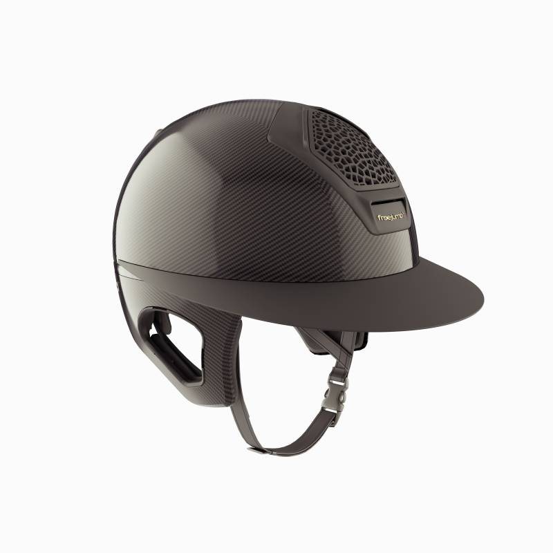 Freejump Reithelm Voronoï Carbon mit Schläfenschutz Matt Schwarz, Gr. S Freejump Reithelm Voronoï Carbon mit Schläfenschutz Matt Schwarz, Gr. S von freejump