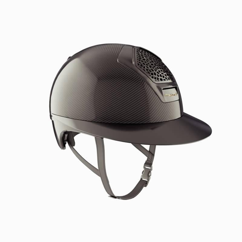 Freejump Reithelm Voronoï Carbon ohne Schläfenschutz Glossy Schwarz, Gr. S Freejump Reithelm Voronoï Carbon ohne Schläfenschutz Glossy Schwarz, Gr. S von freejump