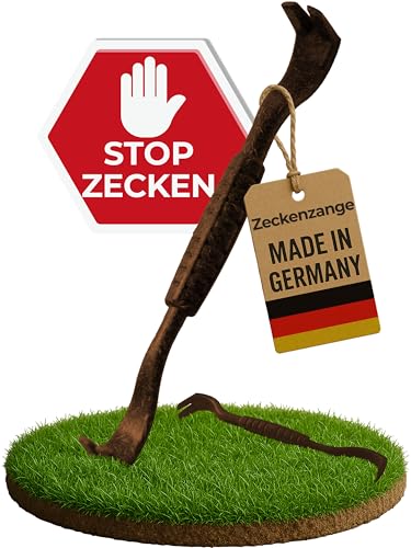 Zeckenzange für Hunde, Katze & Mensch – doppelseitig & nachhaltig, Zeckenentferner ersetzt Zeckenschlinge, Zeckenkarte und Zeckenpinzette – Zecken sicher entfernen, optimaler zeckenhaken für Kinder von freigeist ESPRIT LIBRE