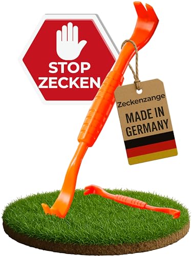 Zeckenzange für Hunde, Katze & Mensch – doppelseitig & nachhaltig, Zeckenentferner ersetzt Zeckenschlinge, Zeckenkarte und Zeckenpinzette – Zecken sicher entfernen, optimaler zeckenhaken für Kinder von freigeist ESPRIT LIBRE