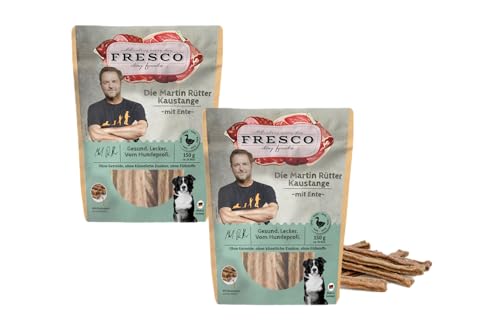 Fresco | Die Martin Rütter Kaustange mit Ente | Doppelpack | 2X 150g | kauen trägt zur allgemeinen Zahn- und Maulhygiene bei Fresco | Die Martin Rütter Kaustange mit Ente | Doppelpack | 2X 150g | kauen trägt zur allgemeinen Zahn- und Maulhygiene bei von Fresco