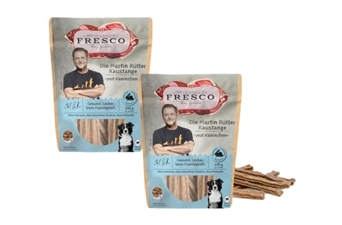 Fresco | Die Martin Rütter Kaustange mit Kaninchen | Doppelpack | 2X 150g | kauen trägt zur allgemeinen Zahn- und Maulhygiene bei von fresco