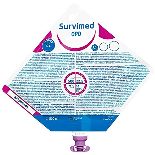 Fresenius Survimed OPD Easybag 15 Beutel X 500 ml, Fisch, Erwachsene, kritisch kranke Patienten, Diät Fresenius Survimed OPD Easybag 15 Beutel X 500 ml, Fisch, Erwachsene, kritisch kranke Patienten, Diät von Fresenius